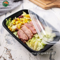 Одноразовая пищевая качество вынос Black Microwave Food Box